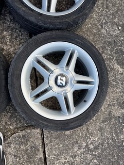 Alu kola Seat Speedline 5x100 R17 – originální včetně pneu - 5