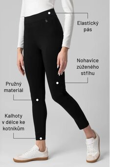 Kalhoty Karen Lelosi elegantní - 5