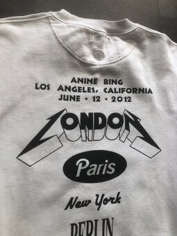 Anine Bing mikina Worldwide Tour – limitovaná kolekce - 5