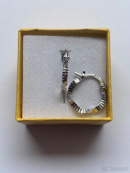 Nové stříbrné náušnice punc 925 - 5