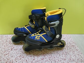 dětské inline brusle K2 nastavitelná vel. 29-34 - 5