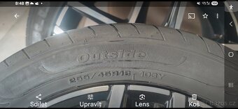 AL DISKY R18 ET45 s pneu Fulda 255/45/18C - 5