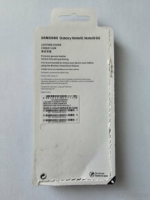 Samsung Galaxy Note 10 Leather Cover - 5