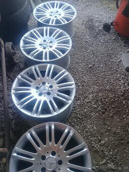 Mercedes Alu disky 10 Twin spoke - 5