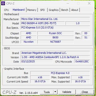 Ryzen 5 7600X + MSI PRO B650M-A WIFI - 5
