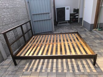 Prodám manželskou postel + Matrace 160cm x 200cm - 5
