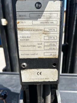 Elektrický vysokozdvižný vozík BT - 5