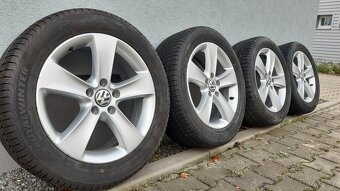 Alu kola 5x112 r17 zimní pneu vw passat cc b7 alltrack - 5
