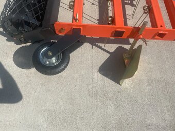 Planýrovač pro jízdárny HV 200 za traktor - s válcem - 5