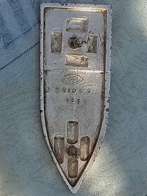 ZNAK NA OPEL REKORD A - 5