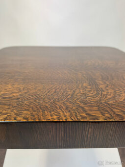 Konferenční stolek Halabala po renovaci - šelak - 5