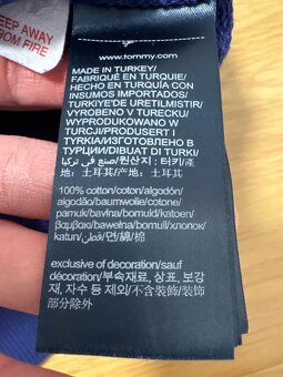 Tommy Hilfiger modrá mikina vel. 164 - 5