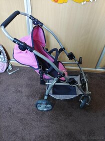 Kočárek pro panenky dvojčata Bayer chic + kočárek Baby Born - 5