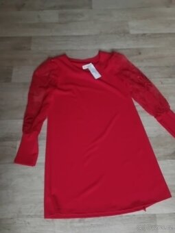 NOVÉ ŠATY ČERVENÉ M MILADY - 5