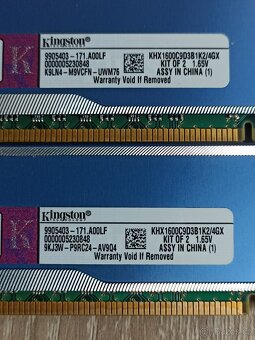 RAM Kingston HyperX blu DDR3 4GB (2x2GB) - 5
