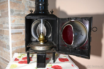 Drážní lucerna - lampa, 46 cm - 5
