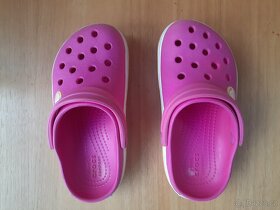 Dětské nazouváky CROCS,růžové,vel.C 10,dívčí - 5