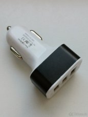 Nabíječky do auta, USB, 3 ks použité - 5