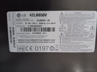 LG42LB650V,107cm,3D,Full HD,DVB-T2,Smart+Wifi - 5