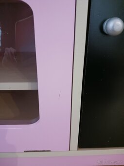 Dřevěná růžová kuchyňka - 5