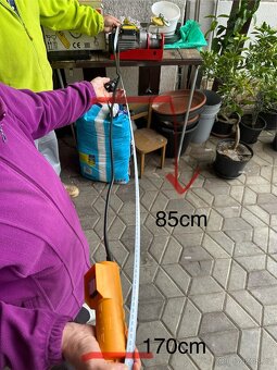 Elektrický lanový zvedák - kočku - 150/250kg - 5