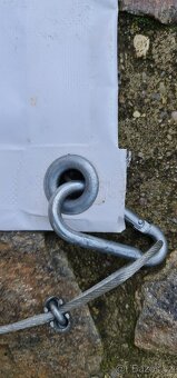 Bílá plachta PVC 650g/m2 se sníženou hořlavostí - 5