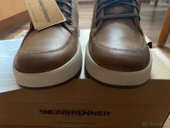 Nové pánské kožené podzimní/zimní boty Weinbrenner - č. 42 - 5