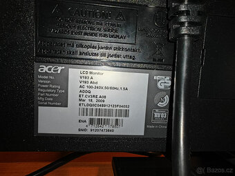 monitor ACER 193A 19" 4:3 - 5