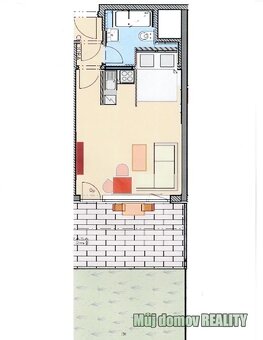 Pronájem bytu 1+kk 37 m, Kardausova, Praha - Dolní Měcholupy - 5