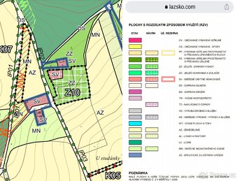 2 zahrady 2.027 m2 a 2.278 m, obec LAZSKO (Příbramsko) - 5
