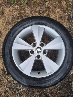 Alu kola 5x112 originál Škoda Octavia III 205/55 R16 - 5