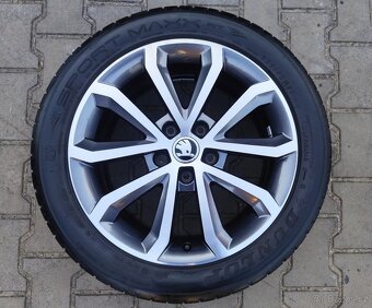 Alu kola originál Škoda Octavia III 5x112 R17 Hawk - 5