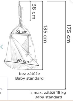 Závěsná kolébka hořčicová HOJDAVAK BABY s matrací - 5