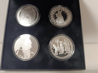 Historie českého národa - sada medailí Ag Proof - 5