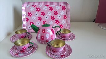 Dětský plechový čajový set - 5