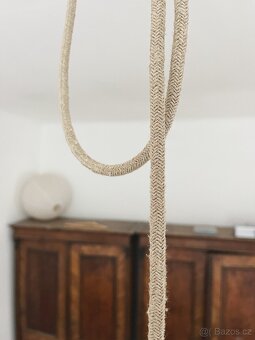 Vintage retro skleněné stropní svítidlo / lampa - 5