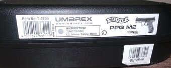 PISTOLE UMAREX T4E WALTHER PPQ M2 .43 + příslušenství - 5