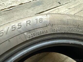 prodám letní pneumatiky 225/55/18 Michelin celá sada - 5