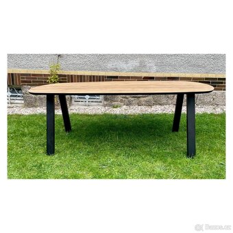 Masivní jídelní stůl - Kenia 210 cm - 5