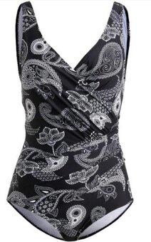 Černobílé plavky v.38 - 5