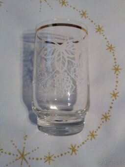 Sada skleniček, zlacený okraj - 5