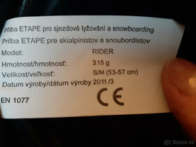 Lyžařská přilba ETAPE vel. S/M (53-57 cm) - 5