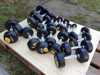 Jednoruční činky sada - 90kg PROFI - 5