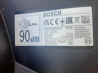 aku sekačka Bosch City Mower 18V-32-300 vč, baterie - 5