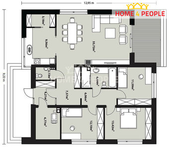 Prodej rodinného domu 4+kk v Uherskěm Brodě - Těšov s pozeme - 5