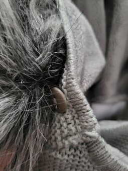 Krásný zateplený svetr pro miminka 56 - 5