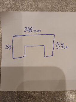 rozkládací sedací souprava do U - 5