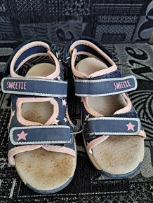 3 PÁRY Sandály 28/29 vše stélka 18 cm - 5