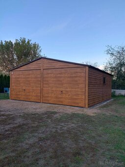 Plechová garáž 6x5m - 5