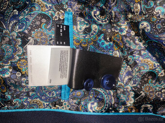 Tmavomodre sako Angelo Litrico SLIM FIT EUR 44 - 5